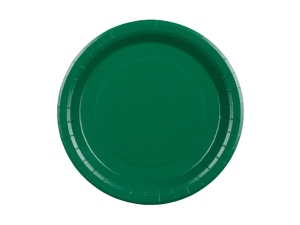 Talerzyki papierowe ciemny zielony 23 cm 6 szt