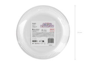 Talerzyki Koci Domek Gabi 23 cm 6 szt