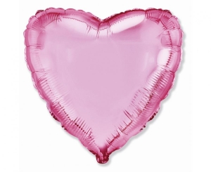 Balon foliowy 18 cali - Serce (b. jasnoróżowe) pakowany