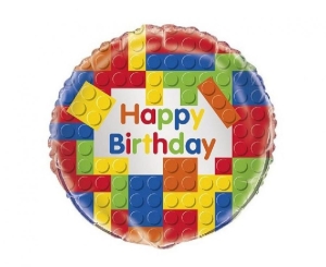 Balon foliowy 18 cali KLOCKI