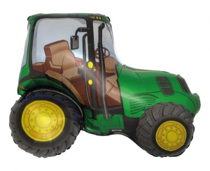 Balon foliowy 24 cale - "Traktor" (zielony) pakowany