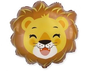 Balon foliowy 24 cale - Lew (głowa) pakowany