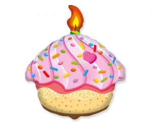 Balon foliowy 24 cale - Muffinka pakowany