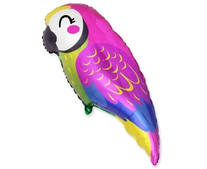 Balon foliowy 24 cale - Papuga pakowany