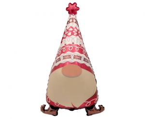 Balon foliowy 24 cale - Skrzat Świąteczny pakowany