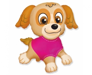 Balon foliowy 24 cale - Szczeniaczek pakowany