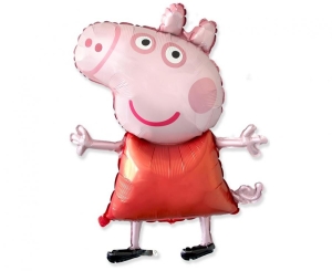 Balon foliowy 24 cale - Świnka Peppa pakowany