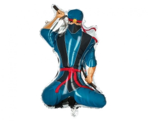 Balon foliowy Ninja dwustronny 70 x 46 cm.
