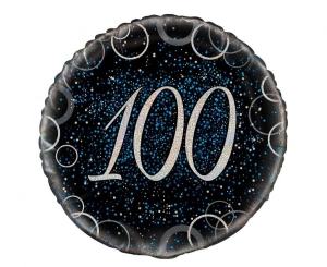 Balon foliowy UQ 18 cali Prism z nadr. 100 niebieski