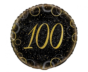 Balon foliowy UQ 18 cali Prism z nadr. 100 złoty