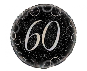 Balon foliowy UQ 18 cali Prism z nadr. 60 srebrny