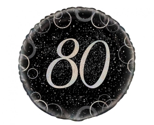 Balon foliowy UQ 18 cali Prism z nadr. 80 srebrny