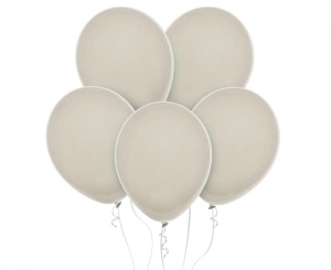 Balony Decomex 11 cali pastel zgaszona biel 100 szt