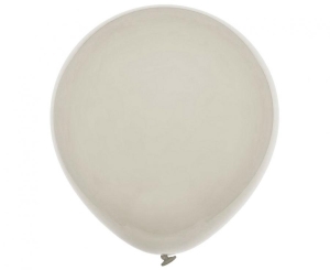 Balony Decomex 5 cali pastel zgaszona biel 100 szt