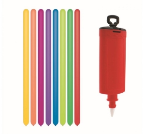 Balony Gemar pastel premium do modelowania z pompką 10szt.