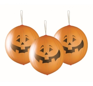Balony Gemar pastel premium dynie na halloween piłki z gumką 3szt.
