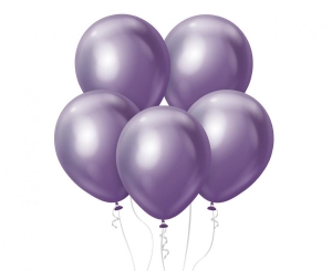 Balony Kalisan 12 cali mirror fioletowe 50 szt