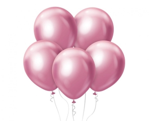 Balony Kalisan 12 cali mirror różowe 50 szt