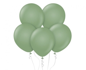 Balony Kalisan 12 cali retro eukaliptusowe 100 szt