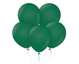 Balony Kalisan 12 cali standard ciemnozielone 100 szt
