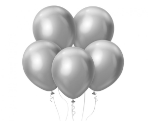 Balony Kalisan 18 cali Mirror silver 25 szt
