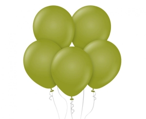 Balony Kalisan 18 cali retro oliwkowe 25szt.