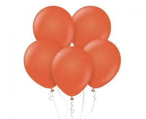 Balony Kalisan 18 cali retro rdzawo-pomarańczowe 25szt.