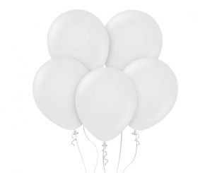 Balony Kalisan 18 cali standard białe 25szt.