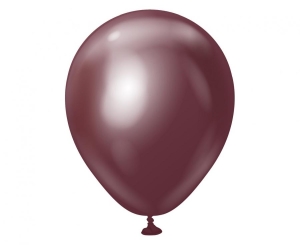 Balony Kalisan 5 cali mirror bordowe 100 szt