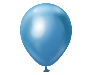 Balony Kalisan 5 cali mirror niebieskie 100 szt