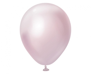 Balony Kalisan 5 cali mirror różowo-złote 100 szt