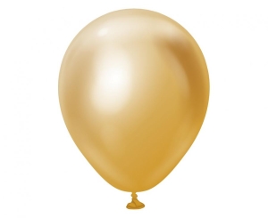 Balony Kalisan 5 cali mirror złote 100 szt