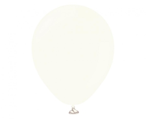 Balony Kalisan 5 cali retro białe 100 szt
