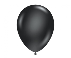 Balony Tuftex 11 cali pastel czarne 100 szt