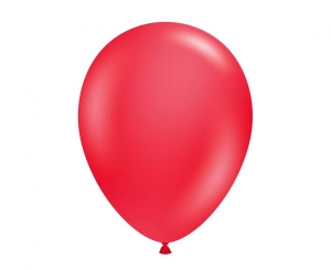 Balony Tuftex 11 cali pastel czerwone 100 szt