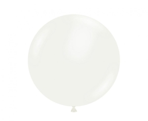 Balony Tuftex 17 cali pastel białe 25 szt