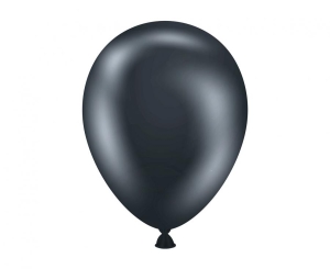 Balony Tuftex 5 cali metalik czarne 50 szt