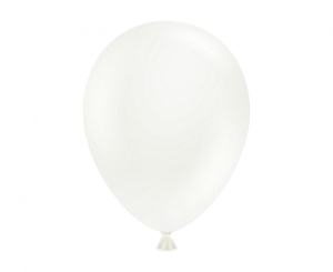 Balony Tuftex 5 cali pastel białe 50 szt