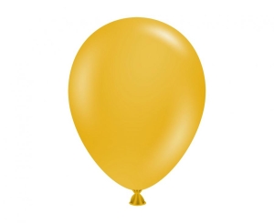 Balony Tuftex 5 cali pastel musztardowe 50 szt