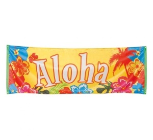 Banner hawajski - Aloha 74 x 220 cm