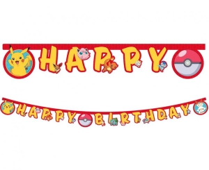Banner Pokemon - Happy Birthday