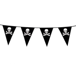 Banner z flagami "Pirate" 6 m