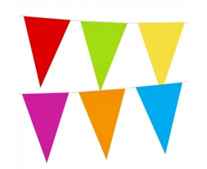 Girlanda Flagi Multicoloured (30x20 cm) 10 m