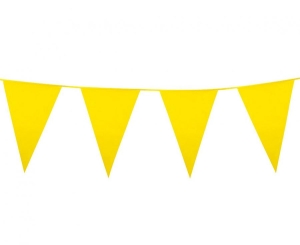 Girlanda Flagi żółte (30x20 cm) 10 m