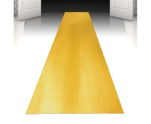 Dywan złoty 60 x 450 cm