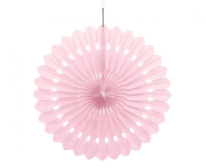 Rozeta dekoracyjna jasnoróżowa wys. 40 cm