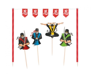 Dekoracja na tort Ninja