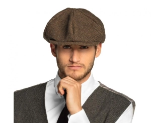 Beret dla dorosłych Brytyjczyk brązowy