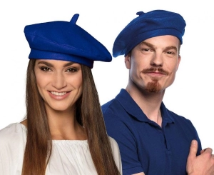 Beret Francuski niebieski