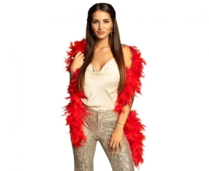 Boa czerwone 180 cm 50g.